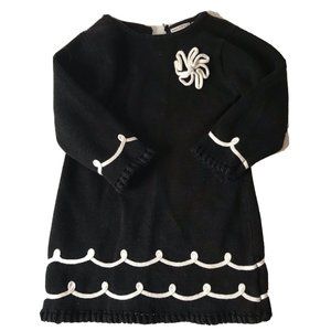 Maggie & Zoe black knit dress‎ knee length kid Girl 12 Months